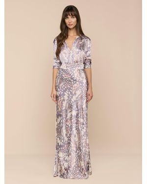 L'Agence Ryker Silk Maxi Skirt - Natural