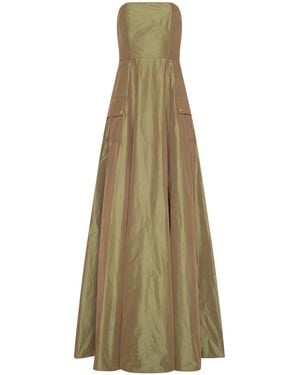 L'Agence Nessa Strapless Gown - Green