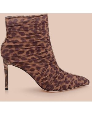 L'Agence Fulton Mesh Bootie - Brown