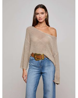L'Agence 'Agence Ethan Knit Pullover - Blue