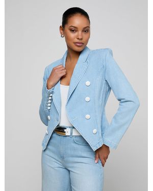 L'Agence Emerson Structured Blazer - Blue