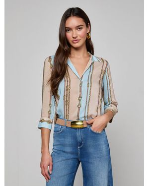L'Agence Camille Blouse Top - Multicolor