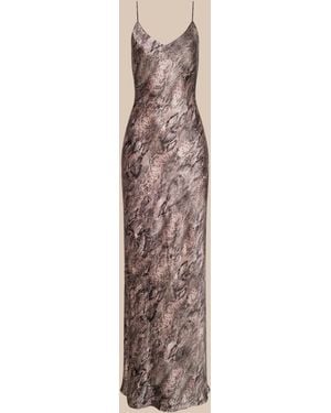 L'Agence Serita Silk Gown - Natural