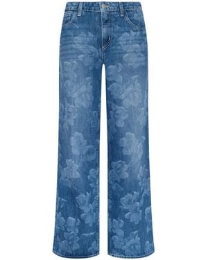 L'Agence Alicent Wide-Leg Jean - Blue