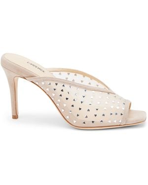 L'Agence Germain Open Toe Mule - White