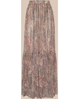 L'Agence Ursie Maxi Skirt - Natural
