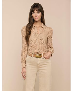L'Agence Anita Lace Blouse Top - Neutre