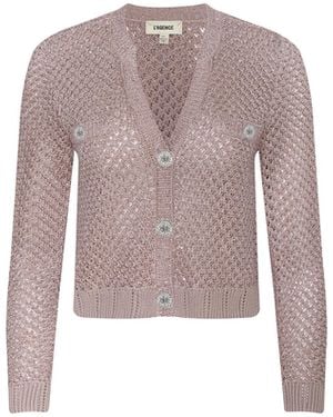 L'Agence 'Agence Blanca Sequin Cardigan - Blue