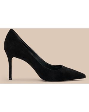 L'Agence Maelle Suede Pump - Black