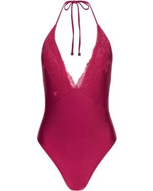 L'Agence Terra One-Piece Swimsuit - Red