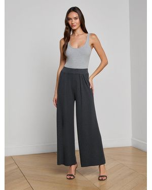 L'Agence Milly Knit Pants - Gray