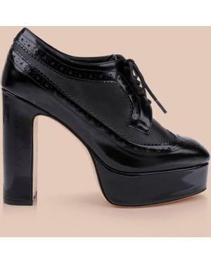 L'Agence Tania Oxford Pump - Black