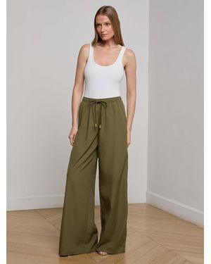 L'Agence Pantalon À Boutons-Pression Valkyrie, Vert Pin - Neutre