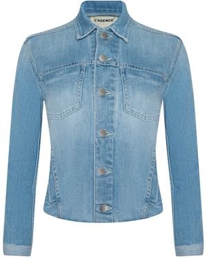 L'Agence Janelle Jean Jacket - Blue