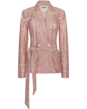 L'Agence Jordana Lace Blazer - Pink
