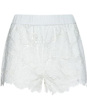 L'Agence Laina Eyelet Short - Natural