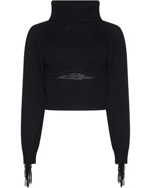 L'Agence Maddison Turtleneck - Black