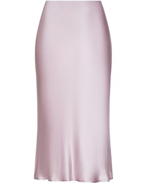 L'Agence Perin Silk Midi Skirt - Multicolour