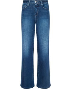 L'Agence Alicent Wide-Leg Jean - Blue