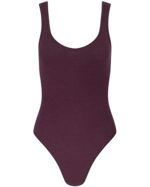 L'Agence 'Agence Nica Scoopneck Bodysuit - Purple