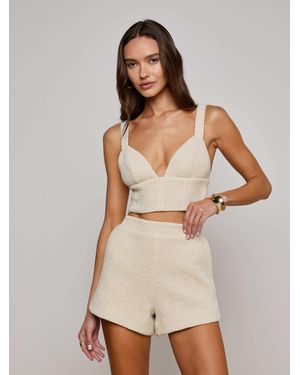 L'Agence Bralette En Maille Castalia, Blanc/Ivoire/Doré - Neutre