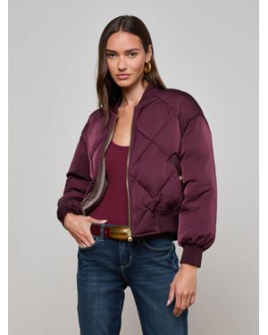 L'Agence Violeta Reversible Puffer - Purple