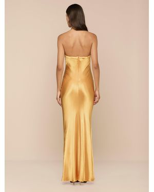 L'Agence Saphara Halter Gown - Natural