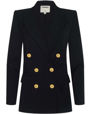 L'Agence Cambrie Oversized Blazer - Black