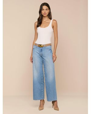 L'Agence Alicent Wide-Leg Jean - Bleu