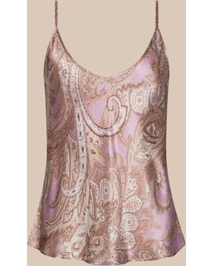 L'Agence 'Agence Lexi Silk Camisole - Natural