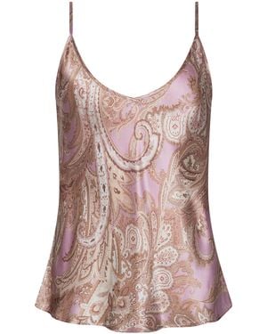 L'Agence 'Agence Lexi Silk Camisole - Natural