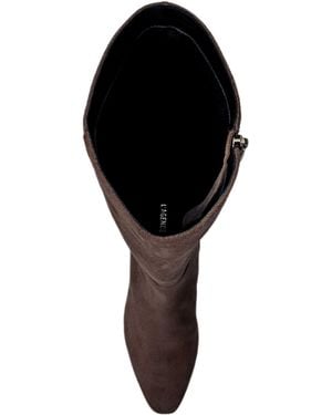 L'Agence Eugenie Block-Heel Boot - Brown