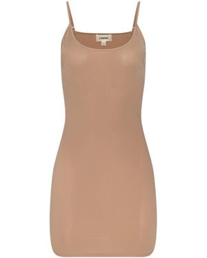 L'Agence Raye Slip Lining Dress - Natural