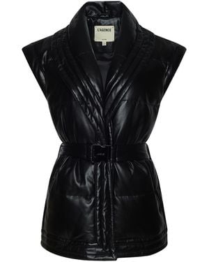 L'Agence Ignis Puffer Vest - Black