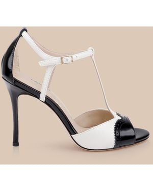 L'Agence Radha Leather Sandal - White