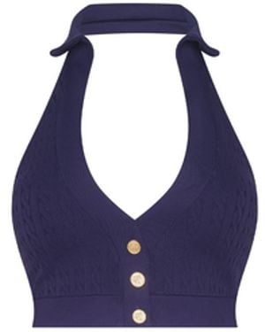 L'Agence Catalina Bikini Top - Blue