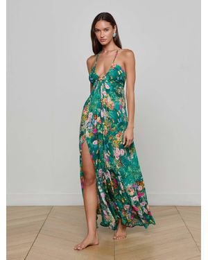 L'Agence Geneva Cover-Up Dress - Green