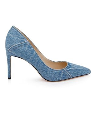 L'Agence Maelle Denim Pump - Blue