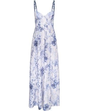 L'Agence Sutton Maxi Dress - Blue
