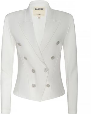 L'Agence 'Agence Emerson Ponte Blazer - White