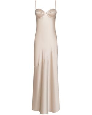L'Agence Sayla Silk Gown - White