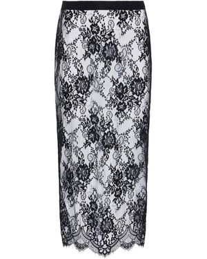 L'Agence Makena Lace Pencil Skirt - Multicolor