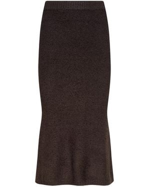 L'Agence Salem Knit Skirt - Black
