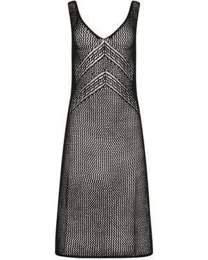 L'Agence Pallas Crochet Cover-Up Dress - Natural