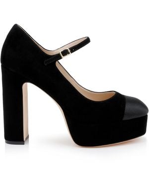 L'Agence Lilles Platform Pump - Black