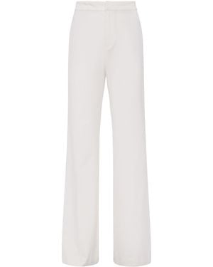 L'Agence Livvy Straight-leg Trouser - White