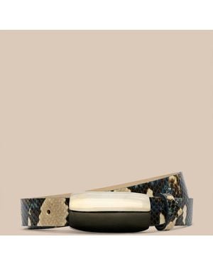 L'Agence Marlowe Leather Belt - Natural