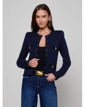 L'Agence Astor Cardigan - Blue