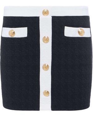 L'Agence Coco Colour Blocked Skirt Cover Up - Black