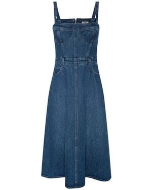 L'Agence Jovie Bustier Dress - Blue